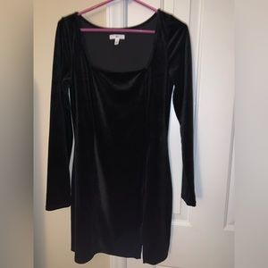 BP black velvet dress